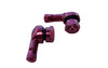 Tire Valves tubeless 90° aluminium CNC YCF red