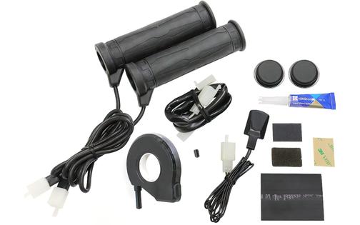 Heated Grips Koso 7/8" + 7/8" L=130mm with thumb heater