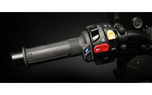 Heated Grips HG 13 Koso 1" + 1 1/8" L=130mm black w. switch