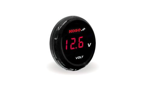 Voltmeter digital Koso Coin red