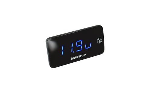 Voltmeter / Thermometer Slim NG blue