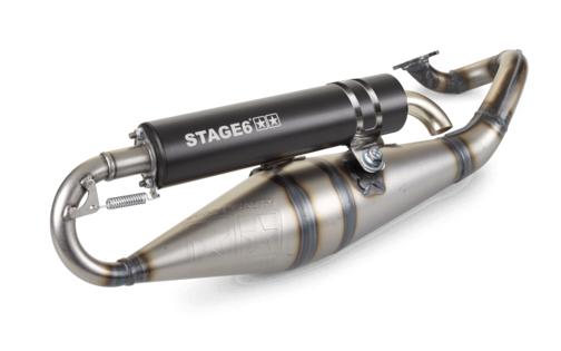 Exhaust Stage6 Pro Replica MK2 Black Minarelli horizontal / China 2-stroke
