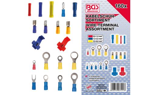 Cable Lug Set BGS 160 pcs.