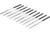 Diamond File Set BGS straight 140 x 3 mm 10 pcs.