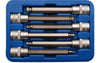 Bit Socket Set BGS 12.5 mm (1/2") drive hex with ball head 5 - 12 mm 6 pcs.