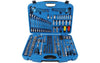 Socket Set wave BGS 6.3 mm (1/4") 10 mm (3/8") 12.5 mm (1/2") drive 218 pcs.
