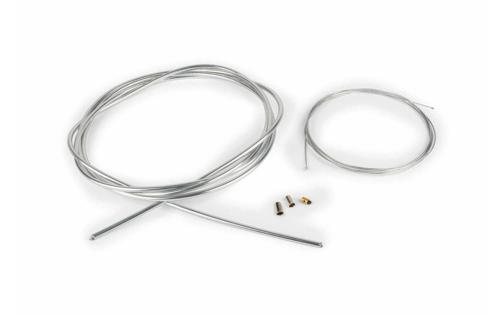 Throttle Cable Kit universal 1.2mm x 2 meters Motoforce Racing chrome
