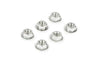 Nuts M6 (x6) silver