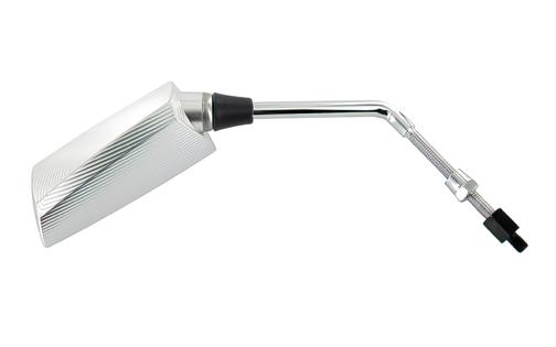 Mirror STR8 Groove, right aluminium
