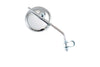 Mirror bar end w/ bracket round chrome adjustable d=8mm