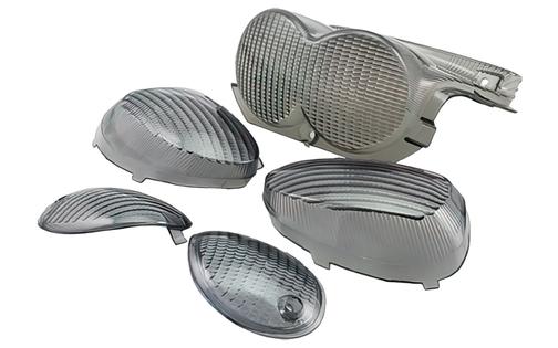Indicator / Taillight Lens Set STR8 Yamaha Neo's / Ovetto black