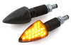 Indicator Set LED Black Line carbon look