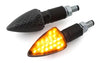 Indicator Set LED Black Line carbon look
