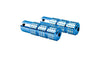 Foot Pegs knurled blue