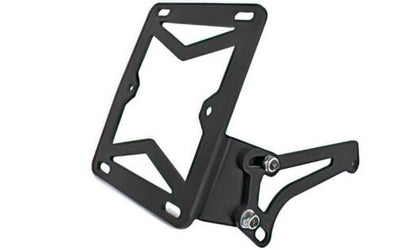License Plate Holder Piaggio / Peugeot horizontal matte black
