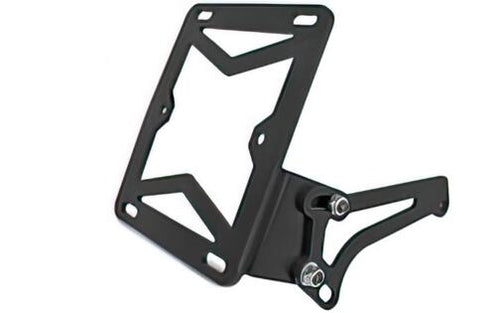 License Plate Holder Piaggio / Peugeot horizontal matte black