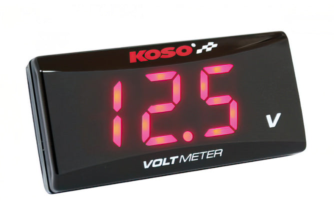 Digital Voltmeter Koso Super Slim rot