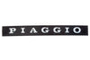 Badge Piaggio black / chrome