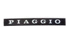 Badge Piaggio black / chrome