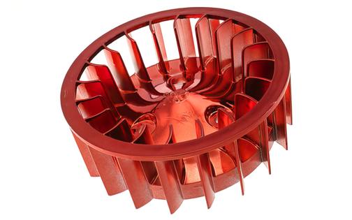 Oversize Cooling Fan STR8 Minarelli horizontal AC red