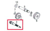 Primary Gears / Drive Shaft Kymco Agility 50cc 4-stroke 12 inch