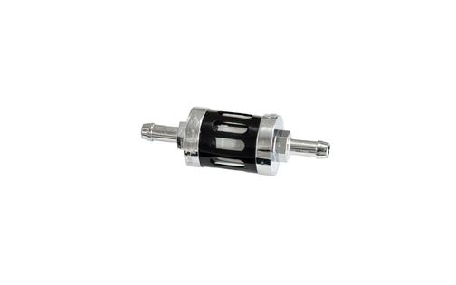 Fuel Filter 6mm chrome/black