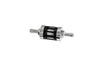 Fuel Filter 6mm chrome/black