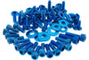 Fairing Screws STR8 Yamaha Aerox blue