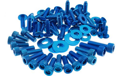 Fairing Screws STR8 Yamaha Aerox blue