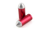 Valve Caps Bullet red