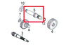 Secondary Gears / Output Shaft Kymco Agility 50cc 4-stroke 12 inch