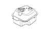 Fuel Tank original Kymco Agility 50cc 4-stroke 12"