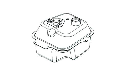 Fuel Tank original Kymco Agility 50cc 4-stroke 12"
