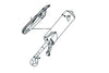 Exhaust Kymco Agility 50cc 4-stroke 10 inch