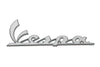 Badge Vespa 2011 chrome 100mm x 35mm