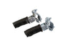 Foot Pegs rear swiveling oval black