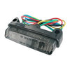 LED Tail Light with indicators Black Line universal