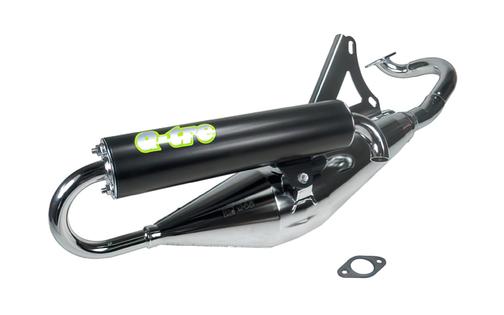 Exhaust Tecnigas Q-TRE Minarelli horizontal chrome