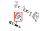 Countershaft / Layshaft Kymco 14/53 Agility 50cc 4-stroke 12 inch