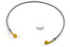 Brake Line Motacc front stainless steel / golden banjo Yamaha Aerox