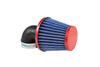 Air Filter conical KN 28/35mm 90° PHVA/PHBN blue / red