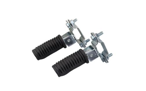 Foot Pegs rear swiveling square black