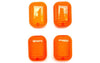 Indicator Lenses Peugeot Trekker / Squab orange