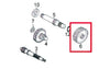 Output Shaft Gear Kymco Agility 50cc 4-stroke 12 inch
