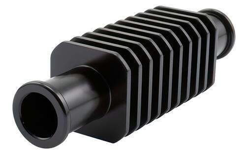 Flow Cooler square aluminium black