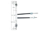 Speedometer Cable Peugeot Kisbee