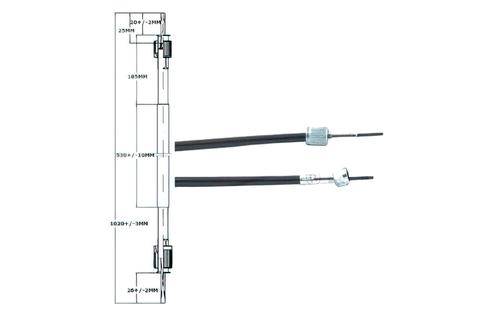 Speedometer Cable Peugeot Kisbee
