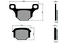Brake Pads Polini Original Rieju MRT