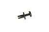 Plastic Rivet w. thread f. fairing d. 5.8mm black