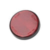 Reflector round red screw-on d.55mm